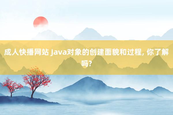 成人快播网站 Java对象的创建面貌和过程, 你了解吗?