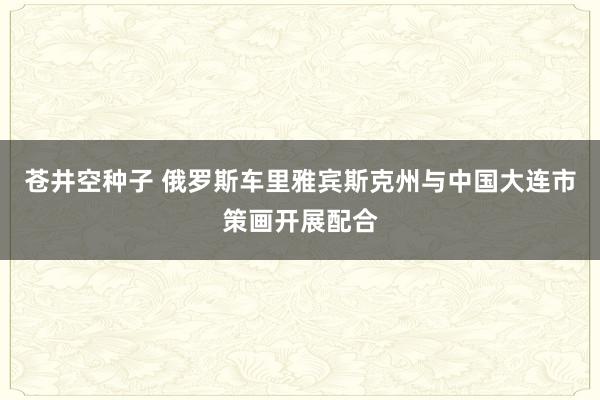 苍井空种子 俄罗斯车里雅宾斯克州与中国大连市策画开展配合